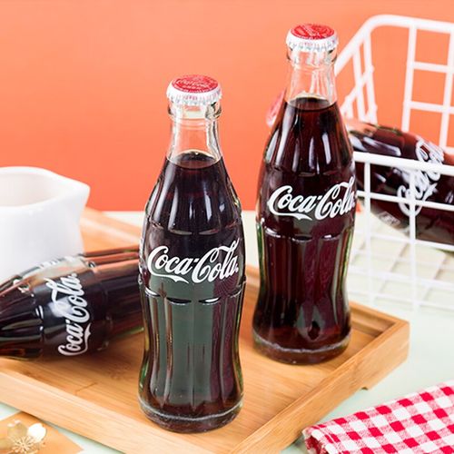 瓶可乐coca-cola可口可乐限量收藏版玻璃瓶可乐饮料190ml*24【图片