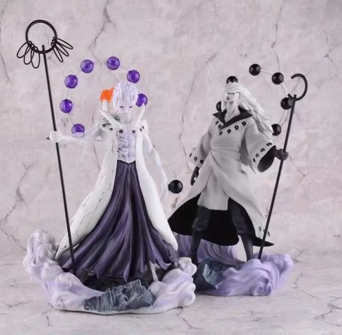 六道斑爷带土手办二次元动漫火影忍者班轮回眼仙人模式模型限量版