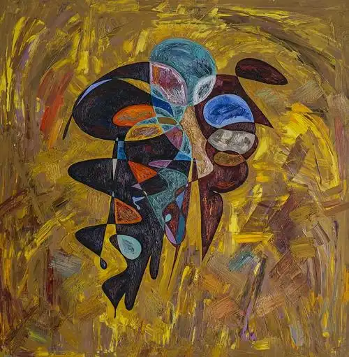 你能理解这些抽象艺术油画背后的含义吗?