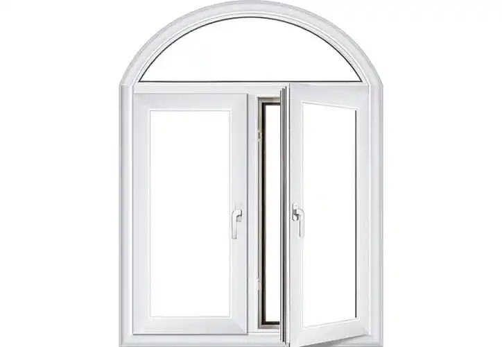 白色断桥平开窗16019-美阁门窗