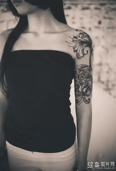 彼岸花纹身图案为情为爱的地狱之花2