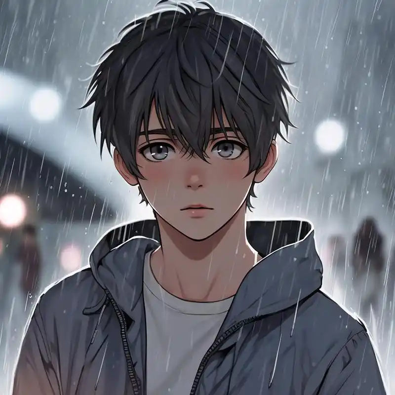 动漫伤感男生头像,孤独氛围拉满90