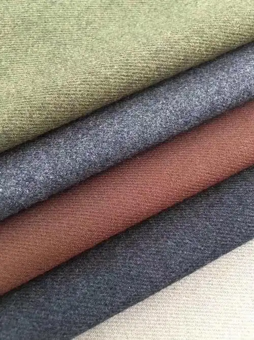 2020秋冬时装面料 梭织tr斜纹磨毛 西服套装外套 挺阔有型不易皱