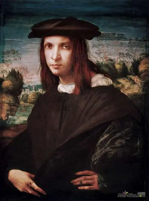 《一个年轻人》罗素·菲伦蒂诺(rosso fiorentino)高清作品欣赏