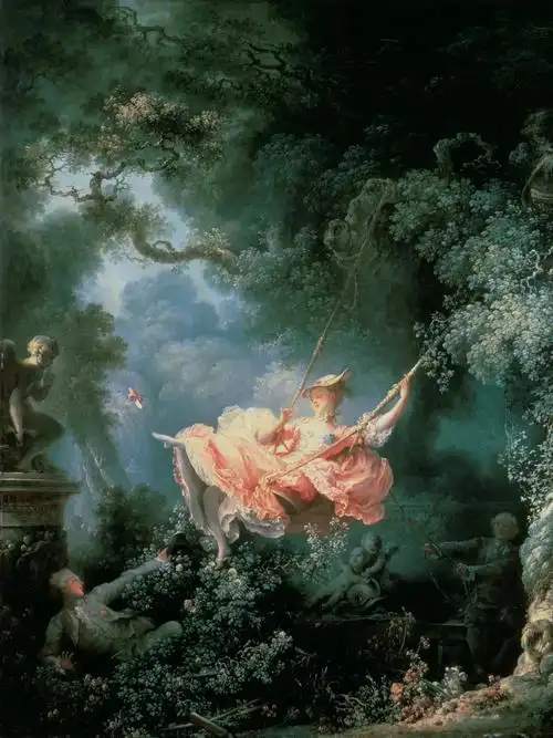 名画欣赏弗拉戈纳尔秋千