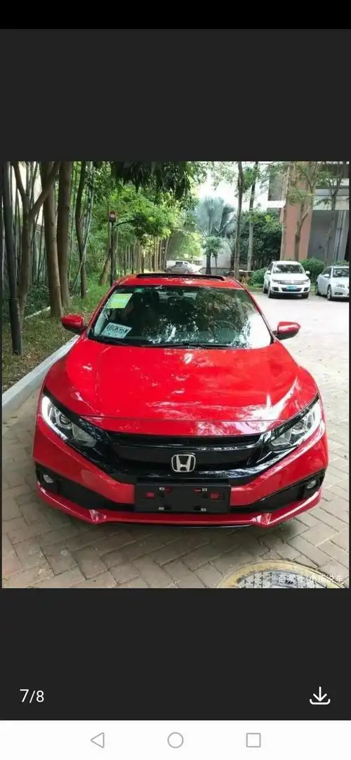 想问下新款思域红色的是不是金属漆