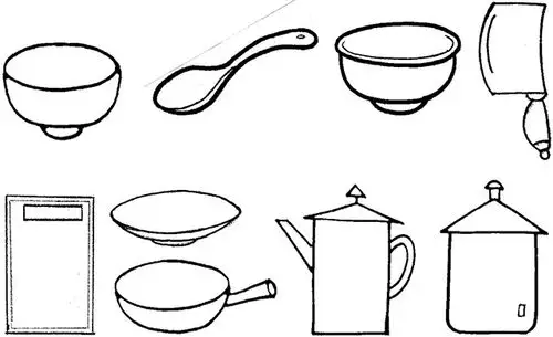 简笔画图例-静物