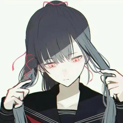 动漫头像女生马尾高冷↙璃73