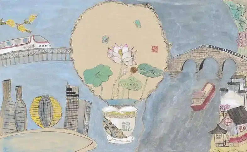 美丽杭州我的家第四届杭州市少年儿童中国画展来啦