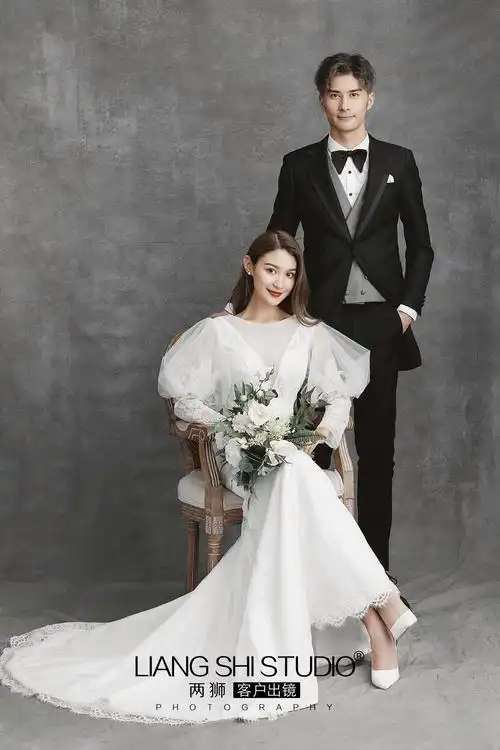 室内婚纱照舞动的音符像一首浪漫的告白诗