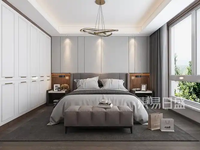 >首页>装修案例>富力城华庭166平米现代风格案例赏析>更多卧室装修