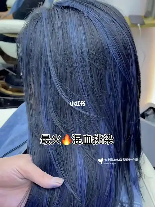 2022女生一定要染的97混血挑染谁染谁好看～_挑染_混血_发色_接头发