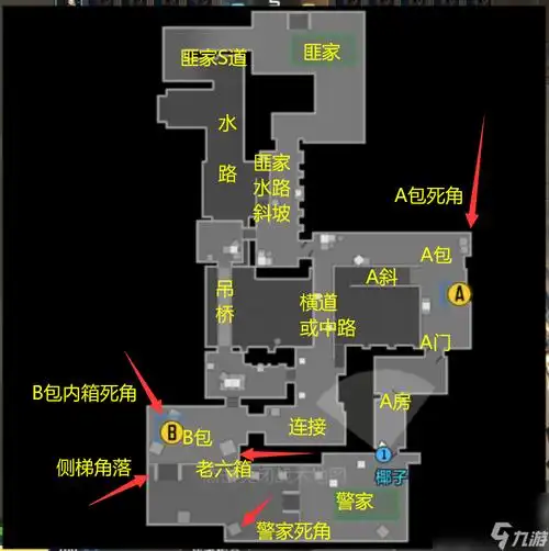 穿越火线枪战王者一些常用点位的报点说法