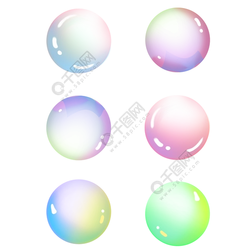 气泡设计元素