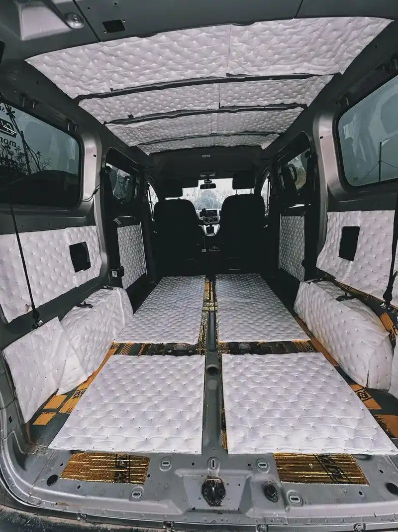 【nv200自改床车】day2 接着昨天没弄完的止震继续贴! - 抖音