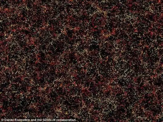 科学家绘制世界最大宇宙3d地图:包含120万个星系