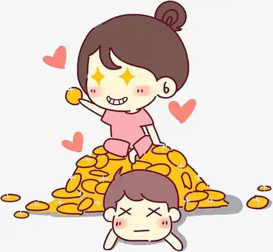 女生头像眼里只有钱的女头像