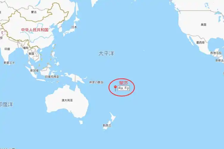 斐济在哪里斐济是哪个国家的斐济位置地图