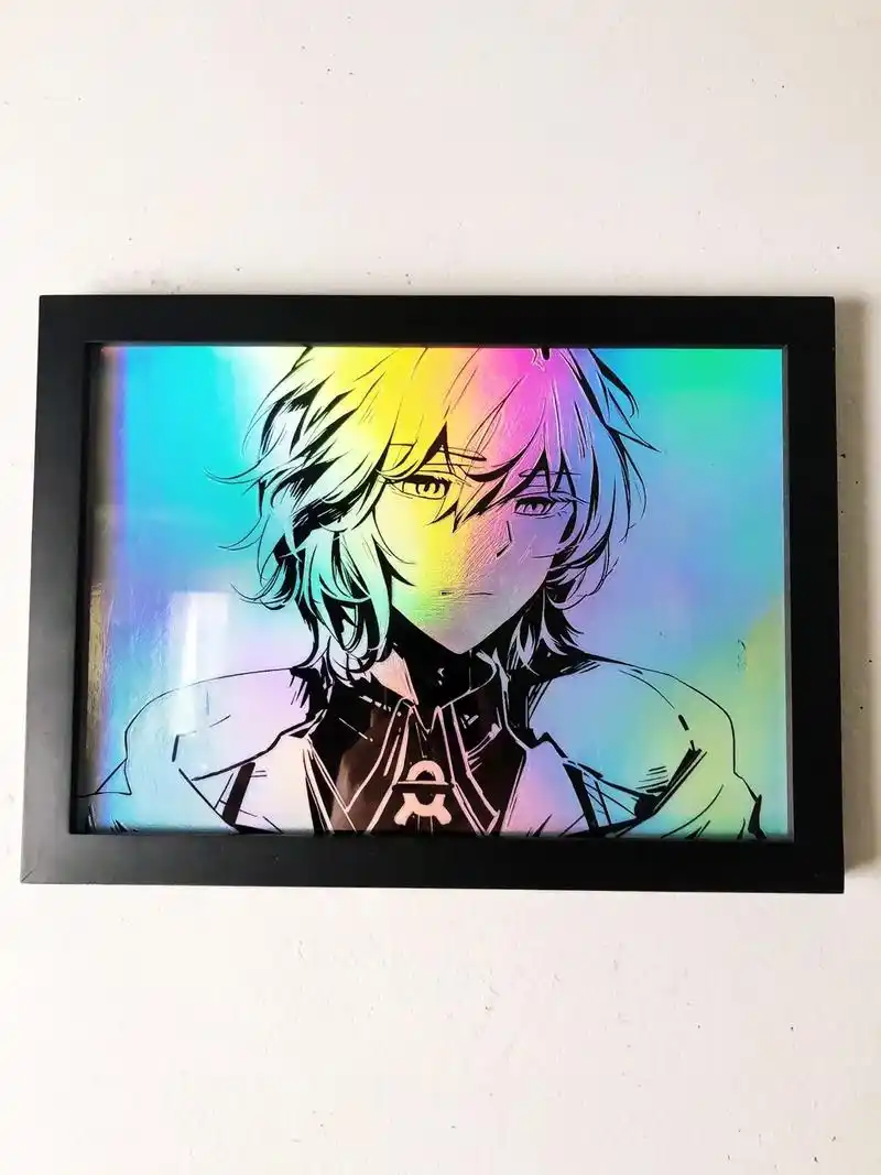 近期的动漫帅哥刮刮画.百夜米迦尔,l,怪盗基德#终结的炽天使 - 抖音