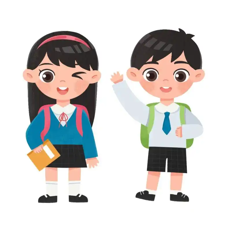 今日分享一些卡通人物元素 9615 02q版卡通人物学生0369