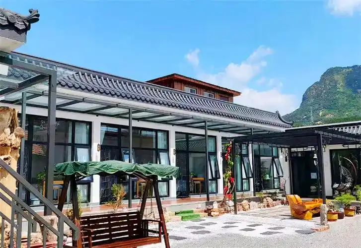 天津蓟县黄崖关长城山乐居民宿,长城脚下拍照,风景独一无二!