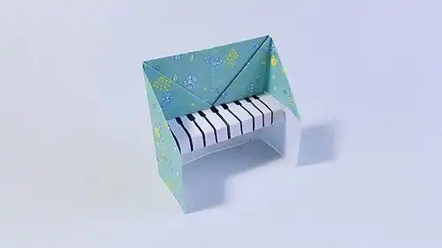 教你折纸钢琴简单易学儿童很喜欢