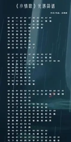 光遇高音钢琴乐谱介绍