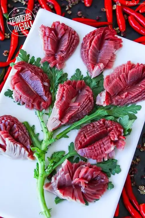 这家的郡花很有特色,是鸭郡肝