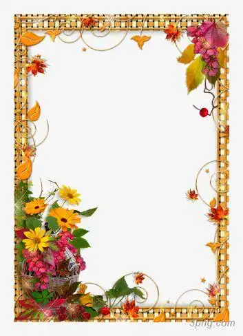 精美相框模板355png素材透明免抠图片-边框纹理