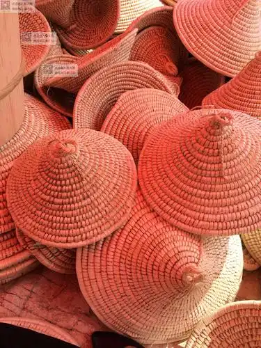 云南草编 蒸饭锅盖石锅鱼盖草编 帽子55厘米直径 2570厘米草锅盖