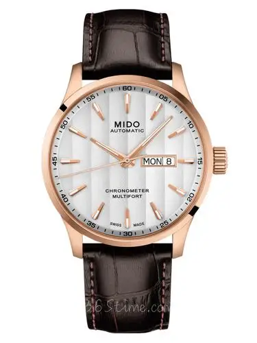 mido美度舵手系列长动能天文台认证全自动机械腕表m038.431.36.031.00