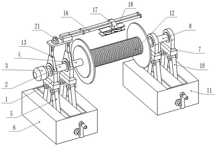 一种钢丝绳的卷绕装置的制作方法