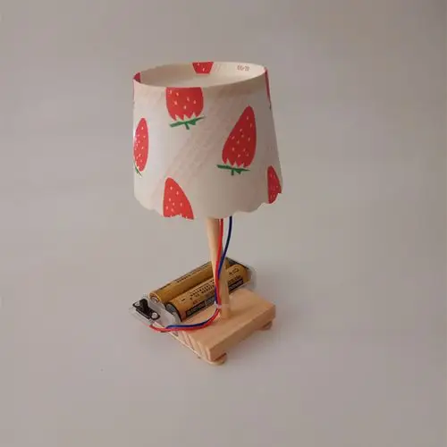 纸杯小台灯 学生手工作业材料diy科技小制作