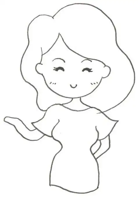 妈妈的一天图片简笔画 画妈妈的简笔画图片