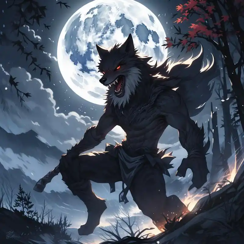 99今天给大家带来一组超酷的狼人头像,绝对能让你在朋友圈独树一帜!