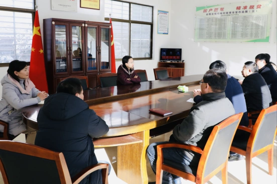 商城县县委常委组织部长吕菲到金刚台镇检查指导工作