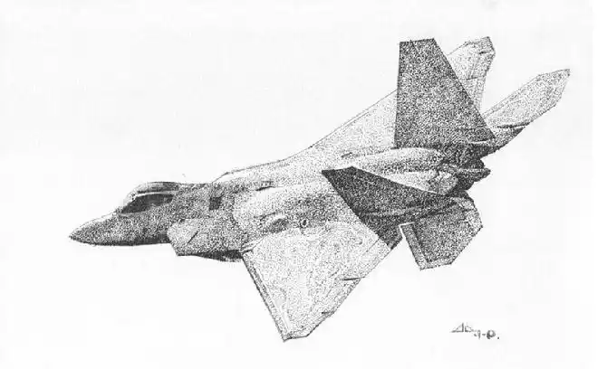 南航女大学生手绘逼真飞机图