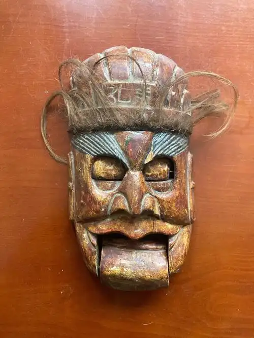 湘西傩面具61孔明