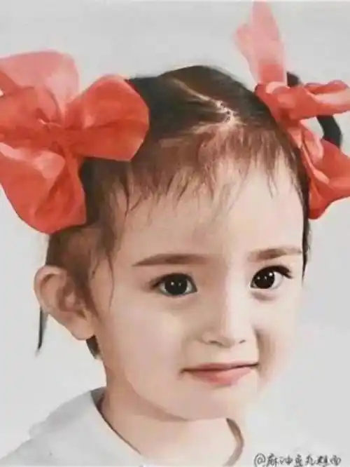 盘点娱乐圈中那些从小美到大的女明星_小时候_迪丽热巴_女子