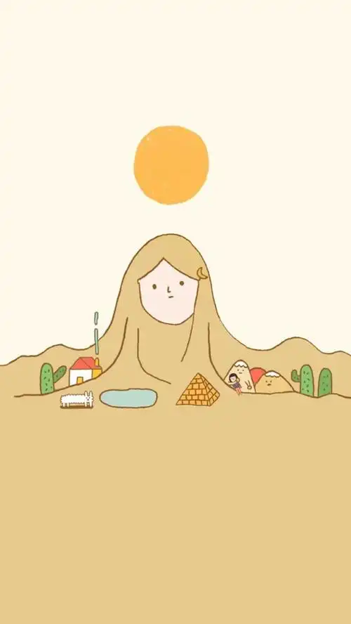 手绘 插画 水彩 卡通 可爱 文艺 清新 绘画 …-堆糖,美好生活研究所