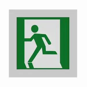 公路沿线的蓝色飓风疏散路线标志逃生通道标志游戏路线66公路沿线的