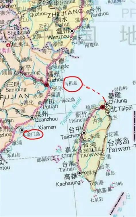 马祖岛地图