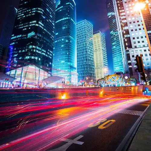 城市夜景背景图片