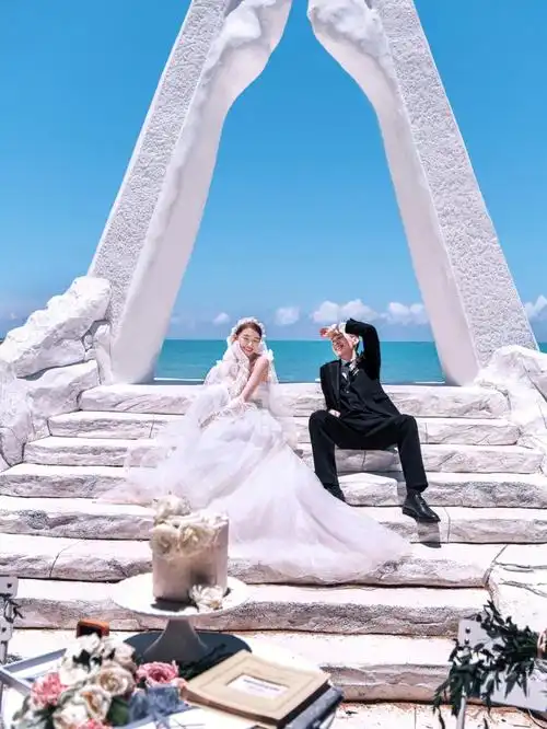 仪式感婚纱照必拍系列三亚大小洞天旅拍