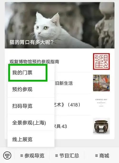 *关注"观复博物馆"公众号,在"参观导览—我的门票"中可预购成人特惠88