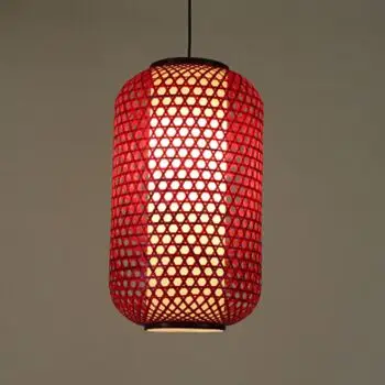 古达 中式仿古手工竹编灯罩灯笼吊灯宫灯餐厅酒店茶楼客栈古镇装饰