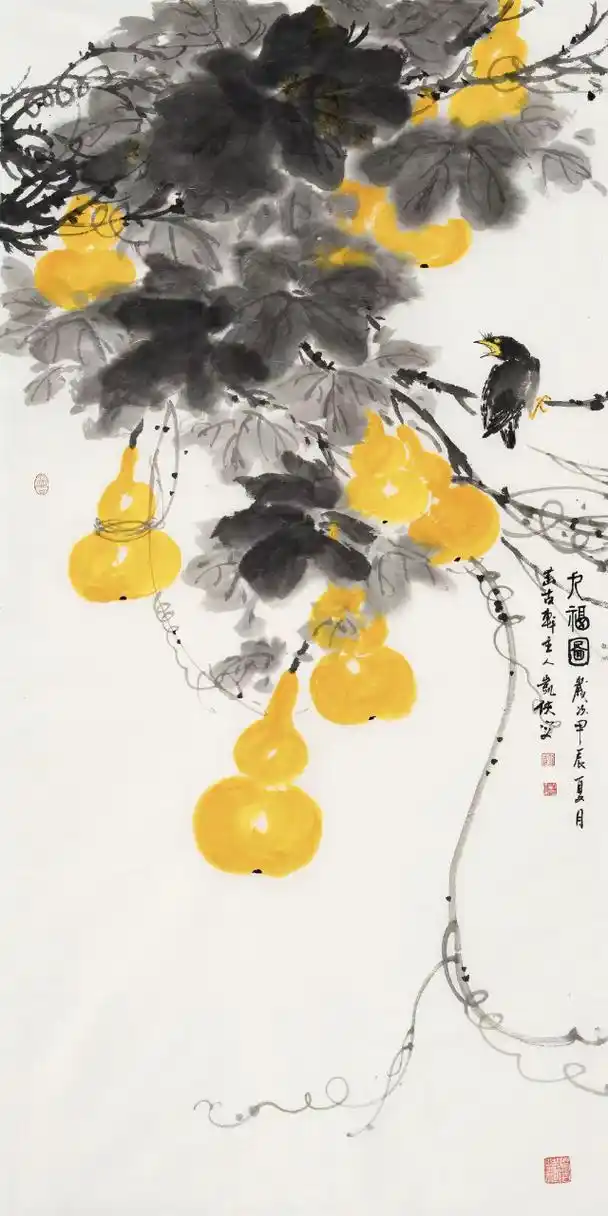 国画| 水墨葫芦