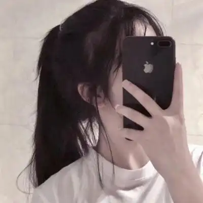 女生头像真人手机挡脸容下幸福和难过才会花好月圆