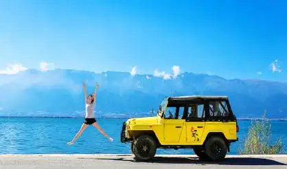 五月安心游大理吉普车环洱海旅拍一日游可预约全年5人一车随走随停