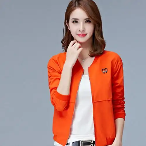 2018新款春季短款上衣小外套女土休闲韩版褂子百搭春秋棒球服外穿图片